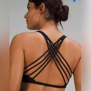 Lululemon Free To Be Wild Strappy Sports Bra Black